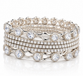 Stone Zarqoon Bangle by Glamcious