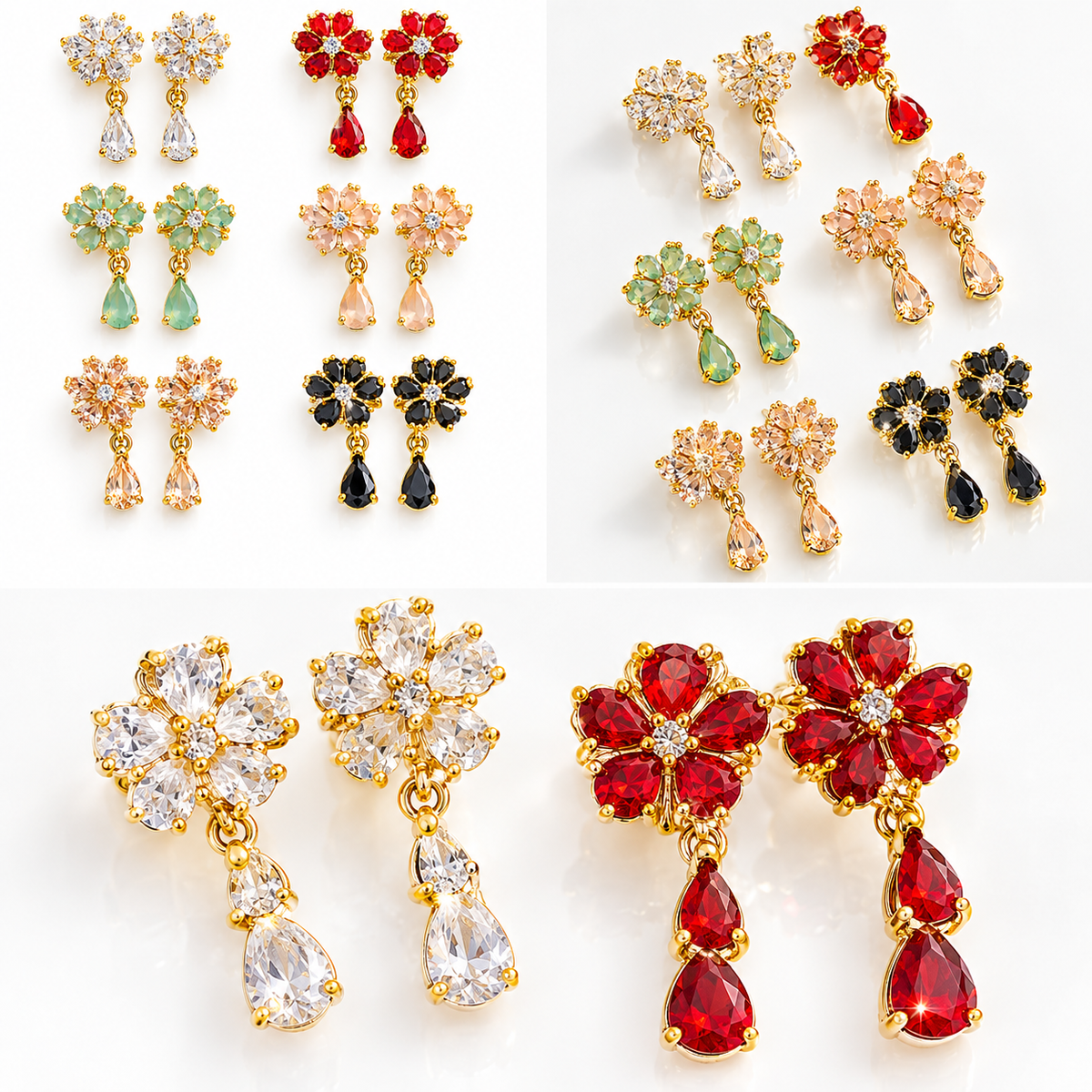 6 Beautiful Earrings Set